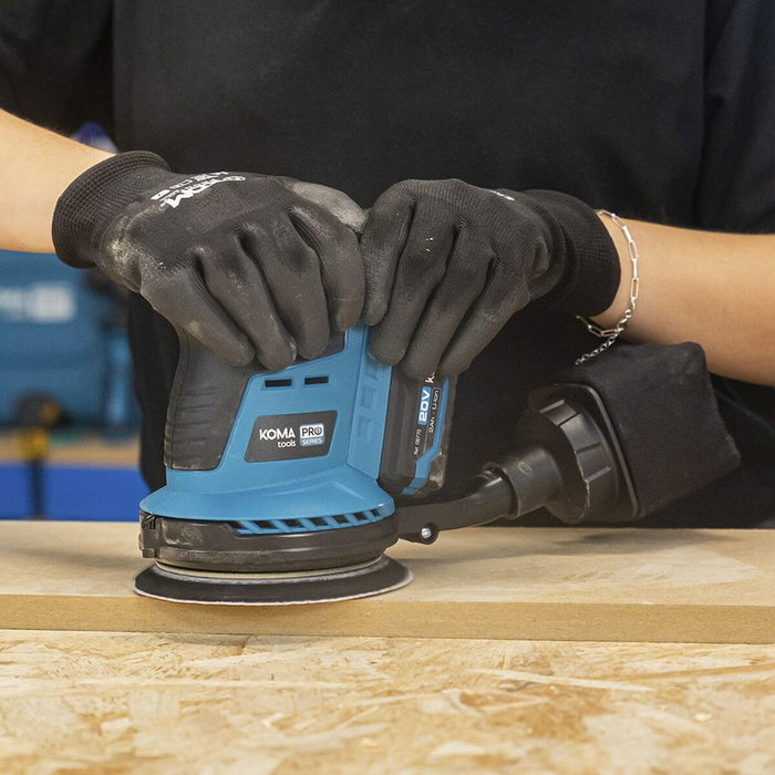 Koma Tools Lijadora Excéntrica Brushless 20V Pro Series