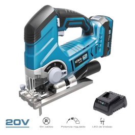 Koma Tools Sierra de calar 20V con batería 2.0Ah y cargador