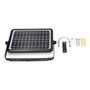 Edm Aplique Solar LED Multifuncional 10W Negro