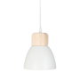 Atmosphera Lámpara de Techo Blanca E14 19 x 15 cm Bombilla No Incluida