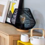 Atmosphera Lámpara de mesa Jena Negro E27