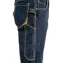 COFRA Pantalón de Trabajo Cabries Blue Jeans Talla 48, Azul Marino, Tejido Elástico, No Detectable por Metal, Corte Ergonómico, Resistente a la Abrasión