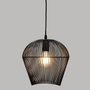 Atmosphera Lámpara de techo Jena color negro E27