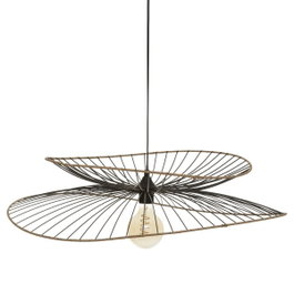 Atmosphera Lámpara de techo Alara Negro ø69,5cm