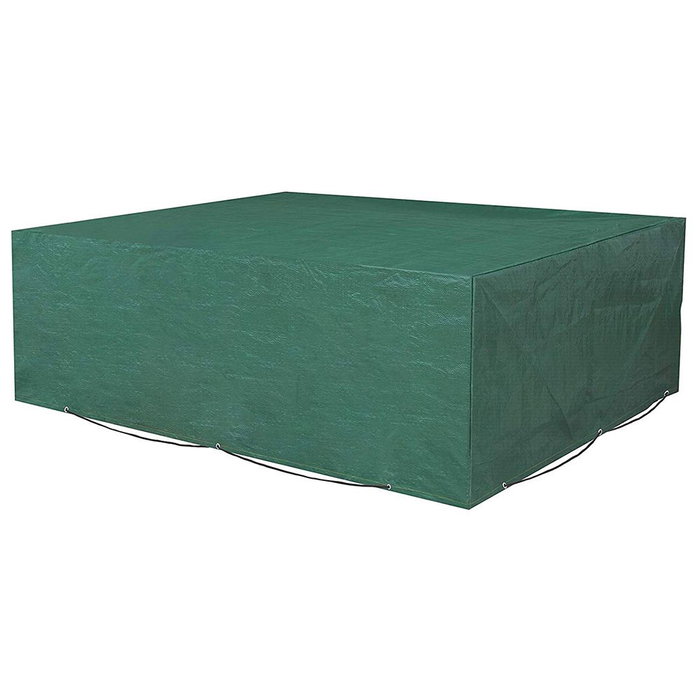 Altadex Funda Protectora para Mesa y Sillas, 205 x 325 x 90 cm, Polietileno 100 g/m², Impermeable, Verde