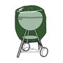 Altadex Funda de protección para barbacoas ø73 x 60 cm, Verde