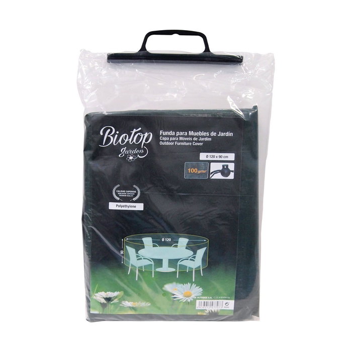 Altadex Funda de Protección para Mesa y Sillas Circular Verde ø120 x 90 cm