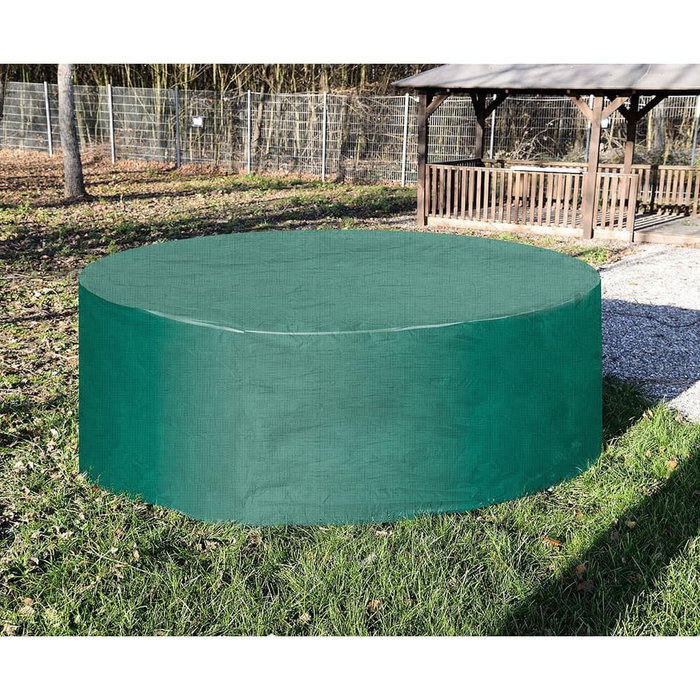 Altadex Funda Protectora Mesa y Sillas Ø120 x 90 cm Polietileno 100 g/m² Impermeable Verde