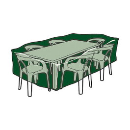 Altadex Funda Protectora para Mesa y Sillas, 130 x 79 x 71 cm, Verde