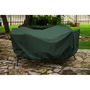 Altadex Funda Protectora para Mesa y Sillas Impermeable Ø205 x 90 cm Poliéster 240 g/m² Verde