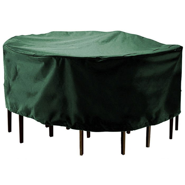 Altadex Funda Protectora para Mesa y Sillas Impermeable Verde Ø325 x 90 cm Poliéster 240 g/m²