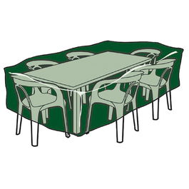 Altadex Funda Protectora para Mesa y Sillas 143 x 225 x 90 cm, Poliéster 240 g/m², Impermeable, Transpirable, UV