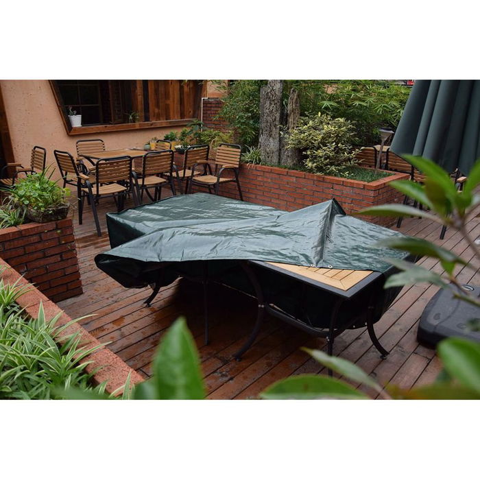 Altadex Funda Protectora para Mesa y Sillas 143 x 225 x 90 cm, Poliéster 240 g/m², Impermeable, Transpirable, UV