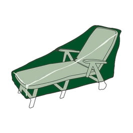 Altadex Funda de protección para tumbonas Verde 78 x 205 x 40 cm
