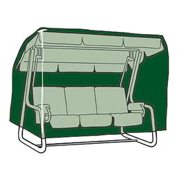 Altadex Funda Protectora Columpio 143 x 255 x 170 cm Verde Impermeable Poliéster 240 g/m²