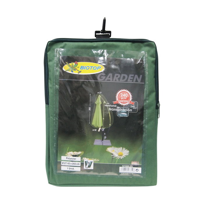 Altadex Funda de protección para sombrilla Verde ø27-42 x 202 cm Altadex Funda de protección para sombrilla Verde ø27-42 x 202 cm