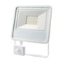 Edm Foco proyector LED con sensor de presencia 50 W, 4000 lm, 6400 K, Luz fría