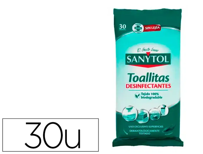 Sanytol Toallitas Desinfectantes Multisuperficies 30 unidades Sanytol Toallitas Desinfectantes Multisuperficies 30 unidades