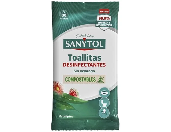 Sanytol Toallitas Desinfectantes Multiusos 30 uds