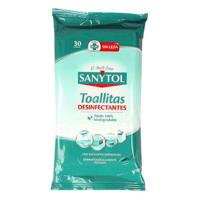 Sanytol Toallitas Desinfectantes Multisuperficies 30 unidades Sanytol Toallitas Desinfectantes Multisuperficies 30 unidades