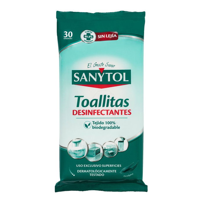 Sanytol Toallitas Desinfectantes Multisuperficies 30 unidades Sanytol Toallitas Desinfectantes Multisuperficies 30 unidades