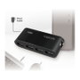 LogiLink UA0085 Hub USB 2.0 de 4 puertos, Negro