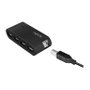 LogiLink UA0085 Hub USB 2.0 de 4 puertos, Negro