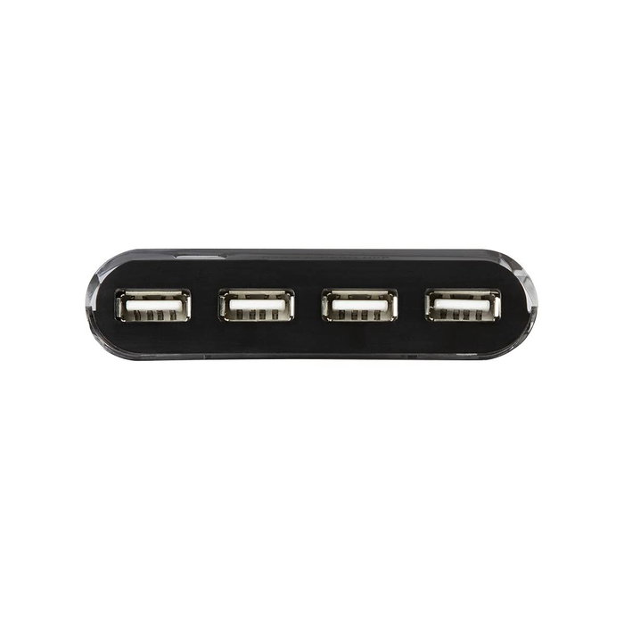 LogiLink UA0085 Hub USB 2.0 de 4 puertos, Negro