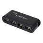 LogiLink UA0085 Hub USB 2.0 de 4 puertos, Negro