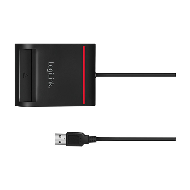 LogiLink Lector de smart card y DNI electrónico USB externo, Negro LogiLink Lector de smart card y DNI electrónico USB externo, Negro