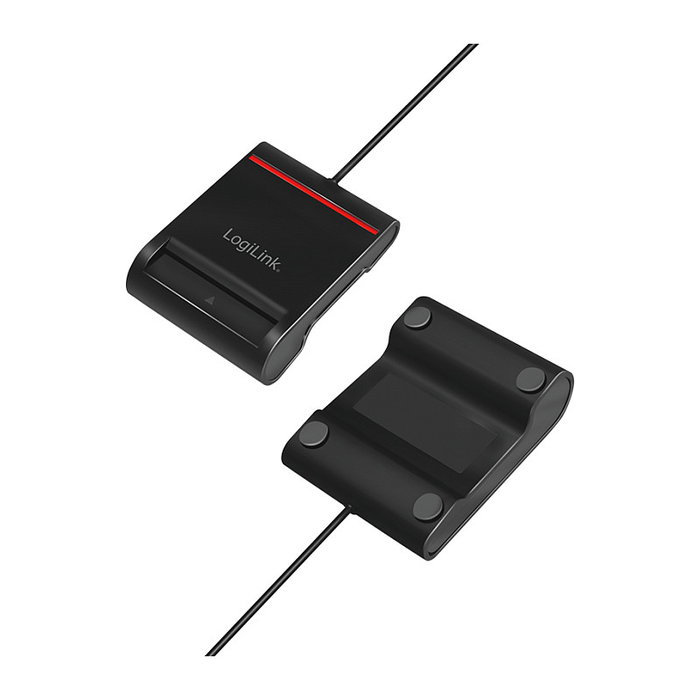 LogiLink Lector de smart card y DNI electrónico USB externo, Negro LogiLink Lector de smart card y DNI electrónico USB externo, Negro