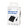 LogiLink Lector de smart card y DNI electrónico USB externo, Negro