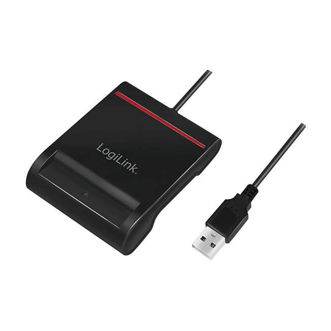 LogiLink Lector de smart card y DNI electrónico USB externo, Negro LogiLink Lector de smart card y DNI electrónico USB externo, Negro