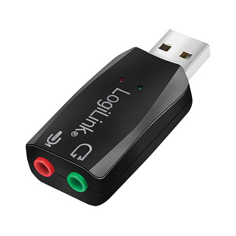 Logilink Adaptador de audio USB 5.1 con sonido 3D Negro