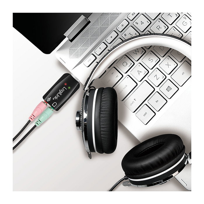 Logilink Adaptador de audio USB 5.1 con sonido 3D Negro