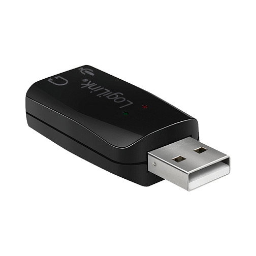 Logilink Adaptador de audio USB 5.1 con sonido 3D Negro