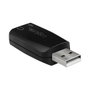 Logilink Adaptador de audio USB 5.1 con sonido 3D Negro