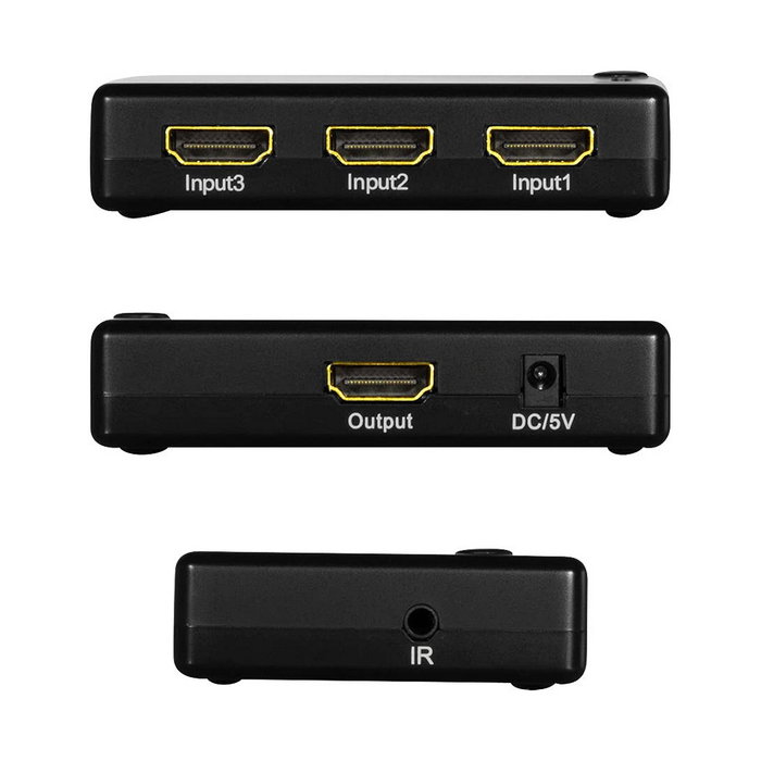 Logilink Conmutador HDMI de 3 puertos 1080p/60Hz