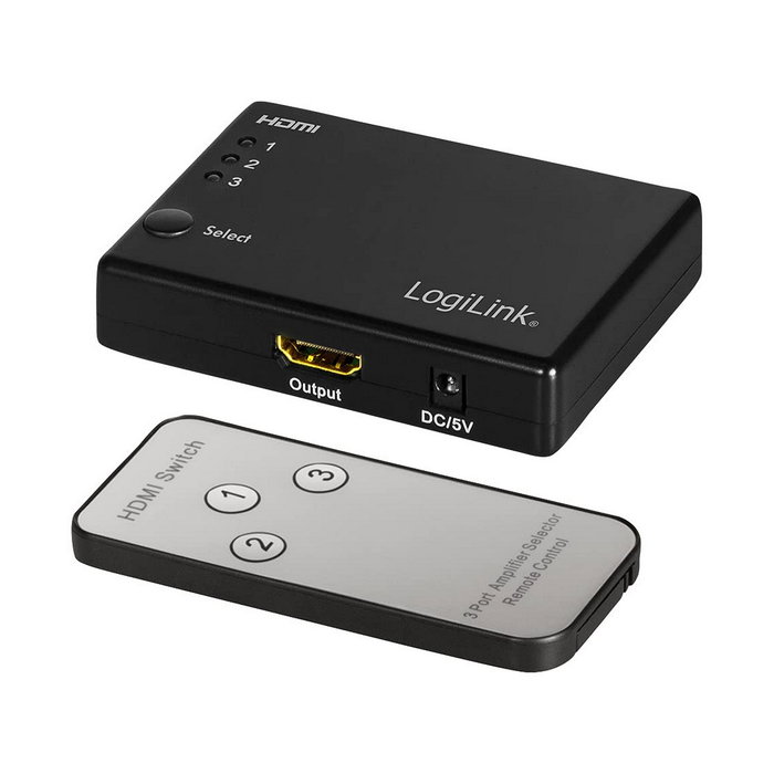 Logilink Conmutador HDMI de 3 puertos 1080p/60Hz