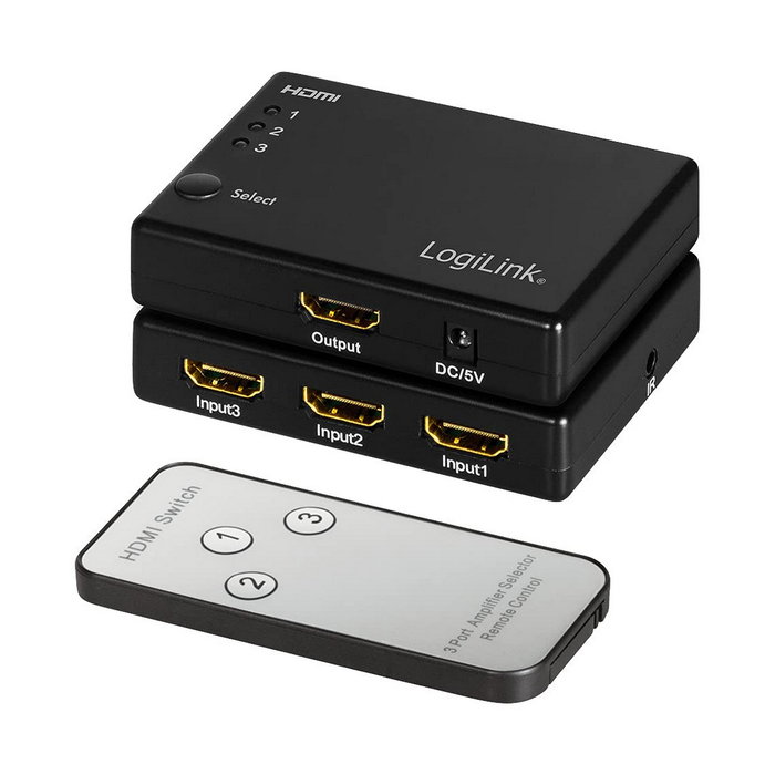 Logilink Conmutador HDMI de 3 puertos 1080p/60Hz