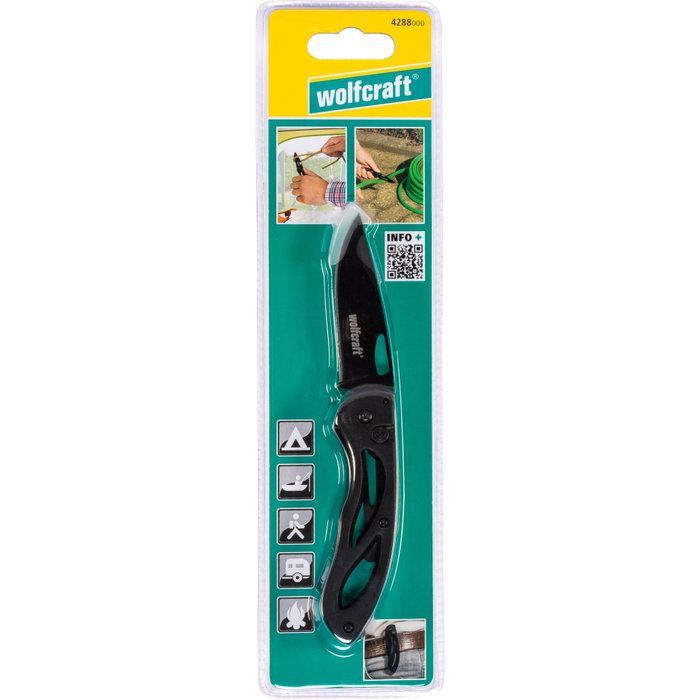 Wolfcraft Navaja para ocio con hoja plegable 4288000 Wolfcraft Navaja para ocio con hoja plegable 4288000