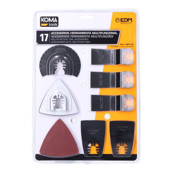 Koma Tools 08765 Kit 17 Accesorios Herramienta Multifuncional Pro Series Koma Tools 08765 Kit 17 Accesorios Herramienta Multifuncional Pro Series