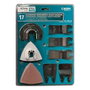 Koma Tools Kit de 17 accesorios para herramienta multifuncional Pro series