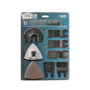 Koma Tools Kit de 17 accesorios para herramienta multifuncional Pro series