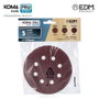 Koma Tools Juego de 5 Lijas para Lijadora Excéntrica ø125 mm