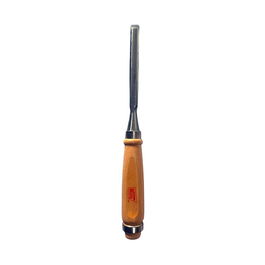 Wuto Gubia 10 Gubia Ancho 10 mm Mango Madera Corte Vaciado Profesional Doméstico