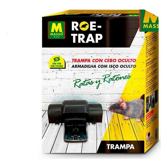Massó Trampa con cebo oculto tipo jaula Massó Trampa con cebo oculto tipo jaula