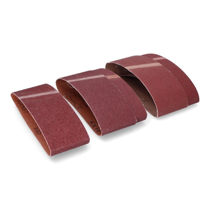 Koma Tools 5 Lijas Recambio para Lijadora de Banda 08778, Pro Series, 76x457 mm, Granos P40/P60/P80/P120 para Madera