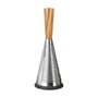 Basic & Co Rallador de acero inoxidable y acacia ø11,5 x 25,5 cm