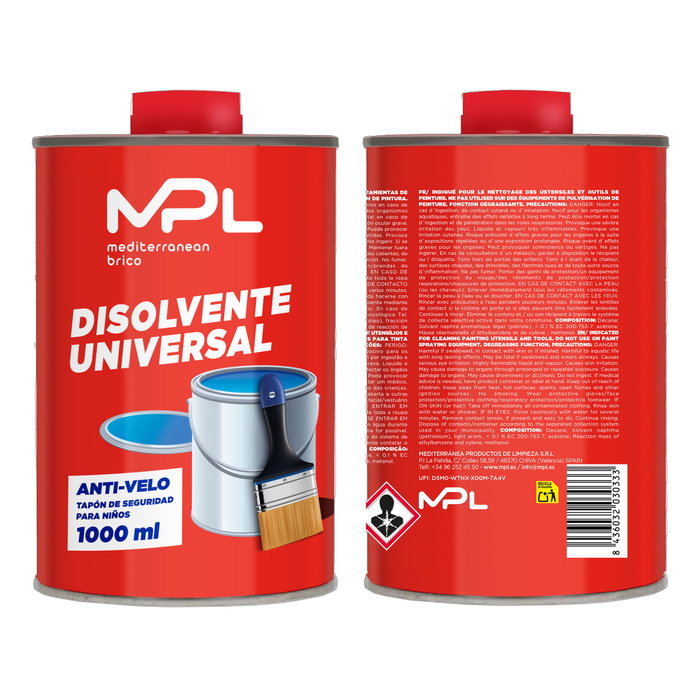 MPL Disolvente Universal 1 L MPL Disolvente Universal 1 L